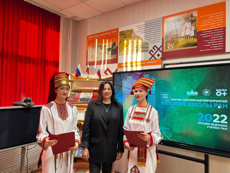 В гостях у Гимназии профессор РАН - Калинина Мария Александровна!.